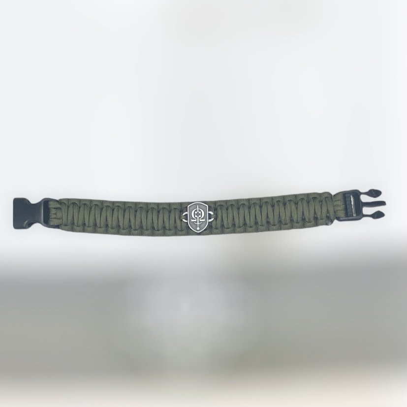 Survival náramek se znakem REGI Base - khaki- nový model