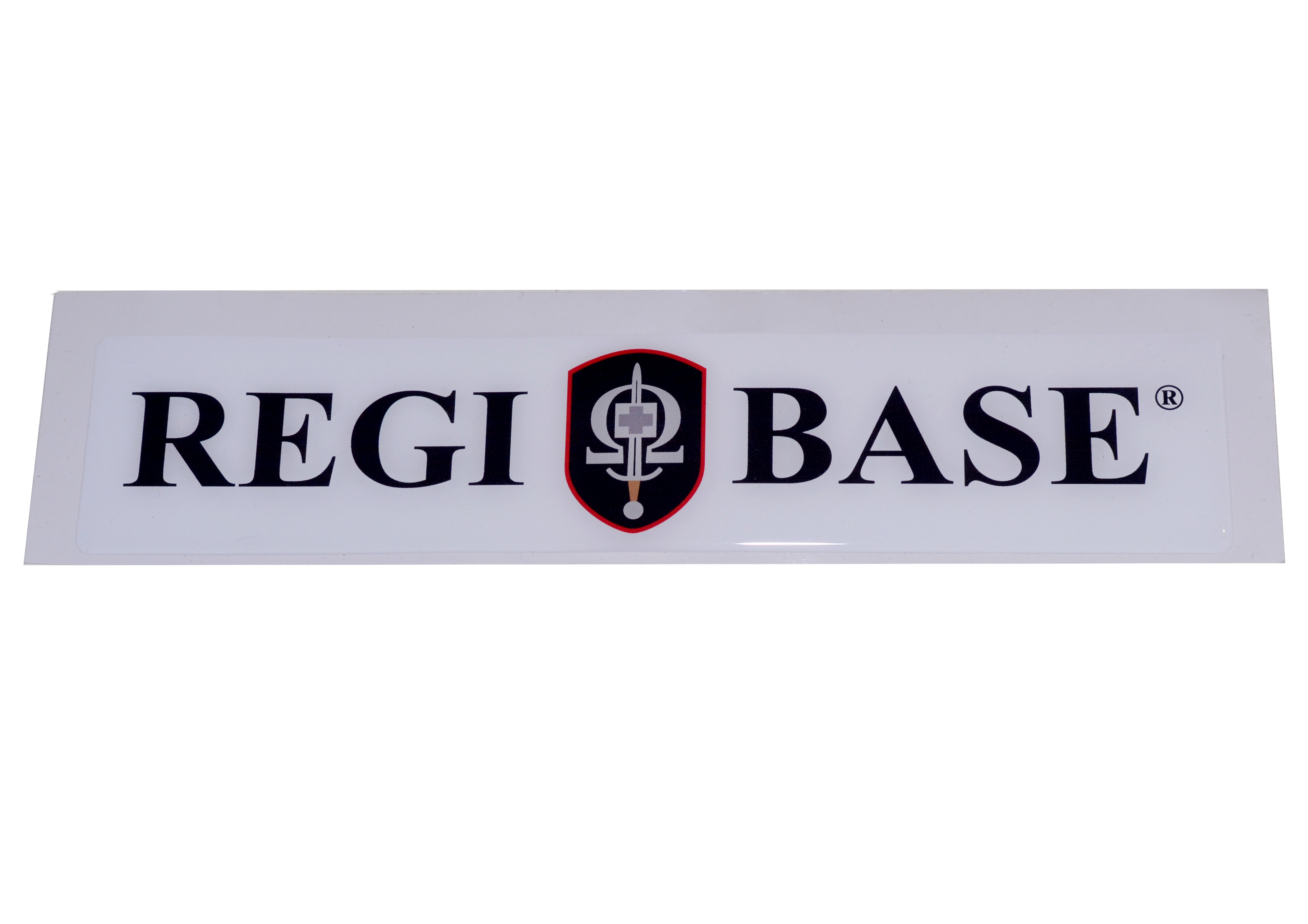 3D velká samolepka "REGI BASE"