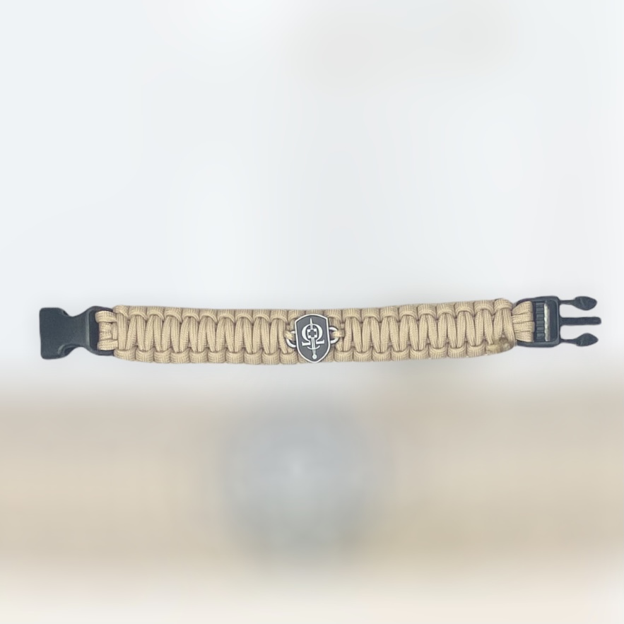 Survival náramek se znakem REGI Base - béžový - nový model