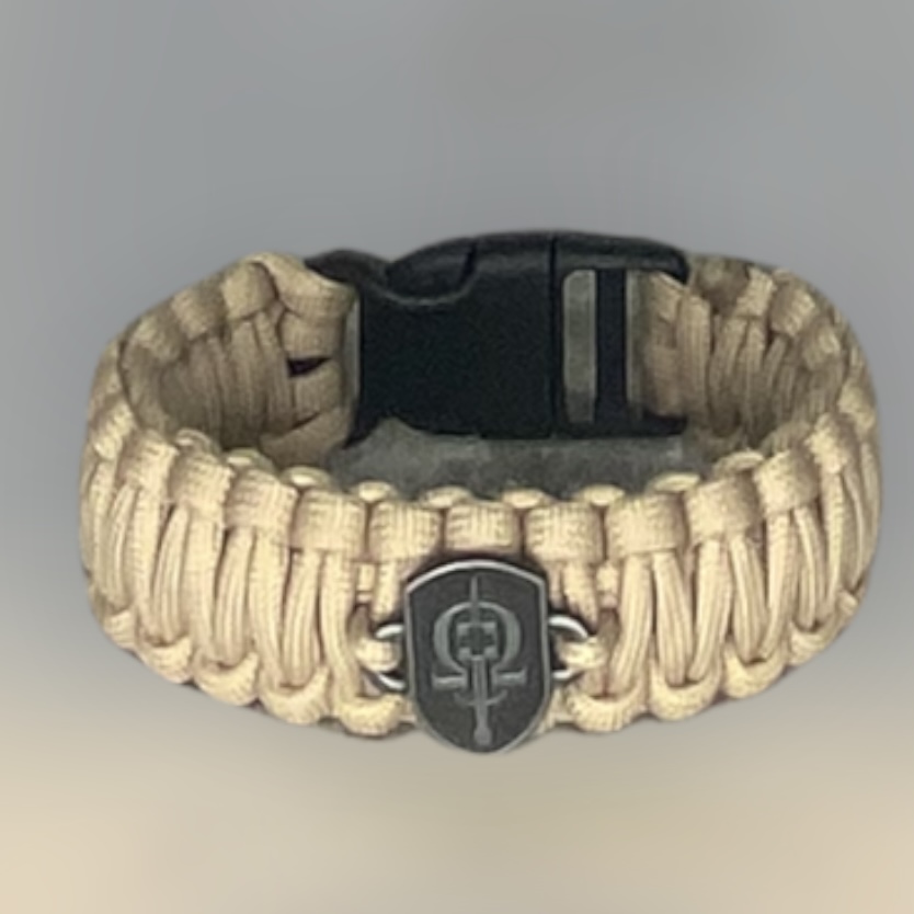 Survival náramek se znakem REGI Base - béžový - nový model